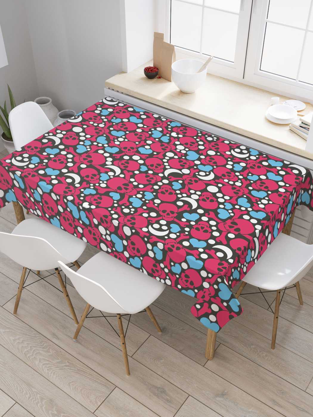 

Скатерть прямоугольная JoyArty "Лепестки роз" из сатена, 120x145 см, Красный, Лепестки роз