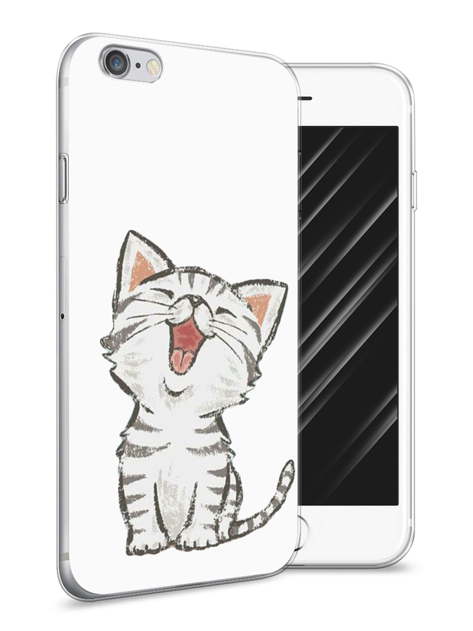 

Чехол Awog на Apple iPhone 6 / Айфон 6 "Котенок рисованный", Разноцветный, 10450-1