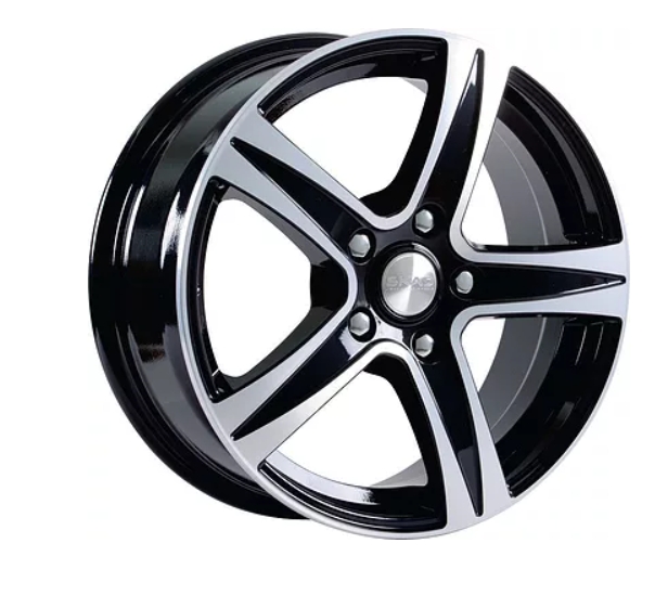 

Диск 6,5x15/5x112 ET43 D57,1 Sakura (КЛ146) Алмаз, Черный