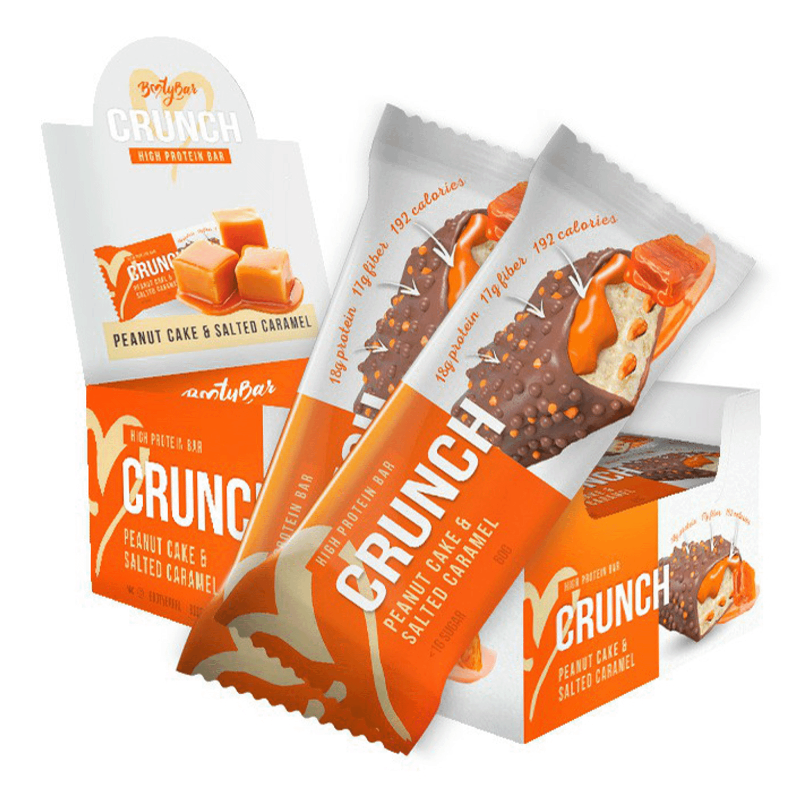 Протеиновый батончик BootyBar Crunch Шоколад и фундук 60 г 140₽