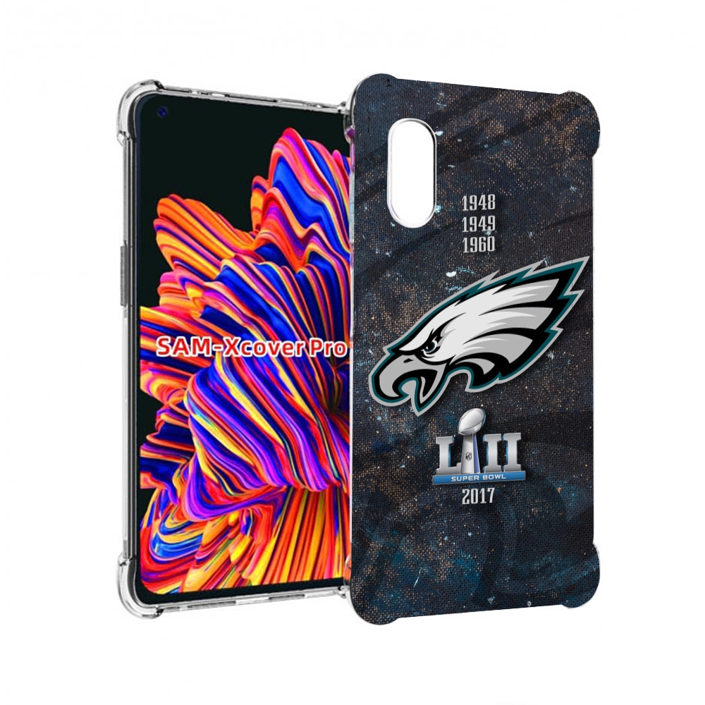 

Чехол MyPads филадельвия иглс регби мужской для Samsung Galaxy Xcover Pro 1, Прозрачный, Tocco