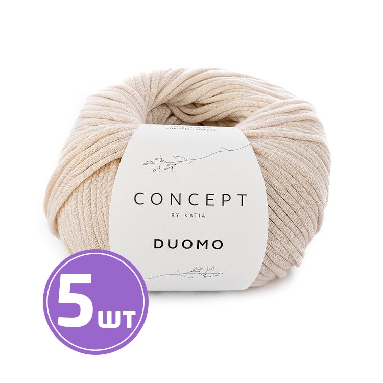 

Пряжа Katia DUOMO (90), речной жемчуг, 5 шт. по 50 г