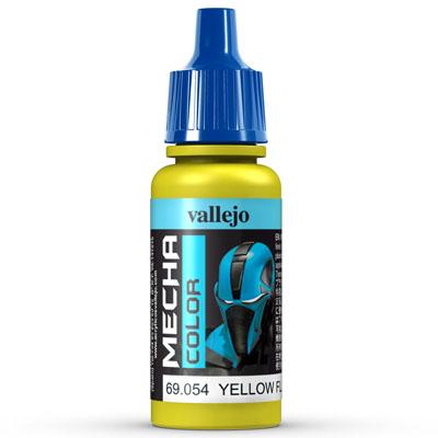 фото Краска акриловая vallejo mecha color желтый флуоресцентный 69054