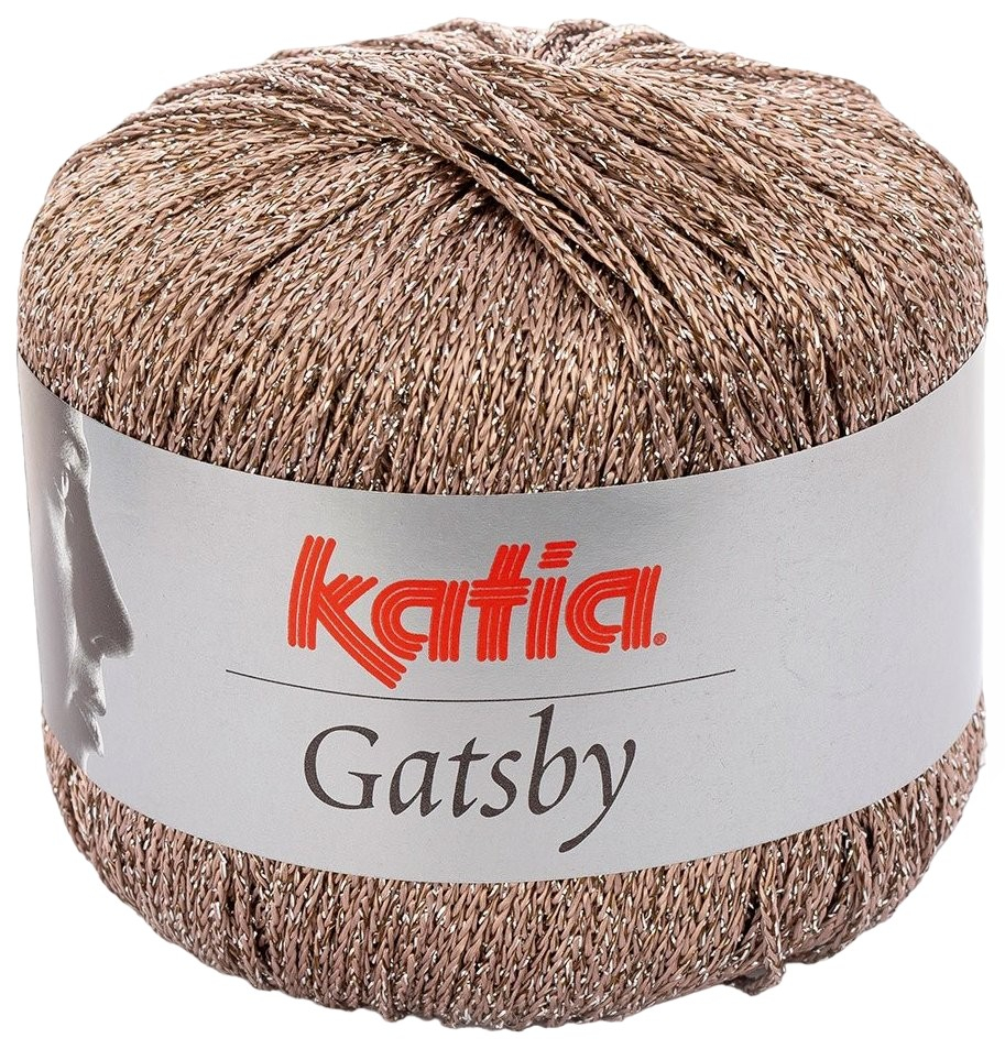 

Пряжа Katia Gatsby (41), какао-серебро, 5 шт. по 50 г