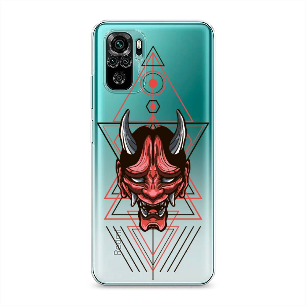 

Чехол на Sony Xperia 10 Plus/XA3 Ultra "Красная маска самурая", Серый;красный;черный, 39750-4