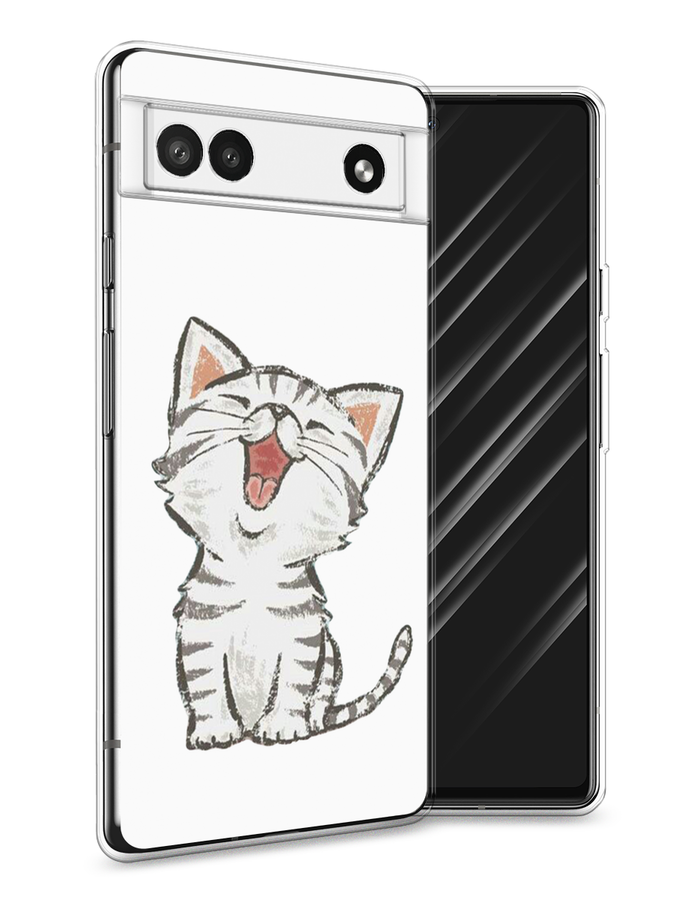 

Чехол Awog на Google Pixel 6A "Котенок рисованный", Разноцветный, 271150-1