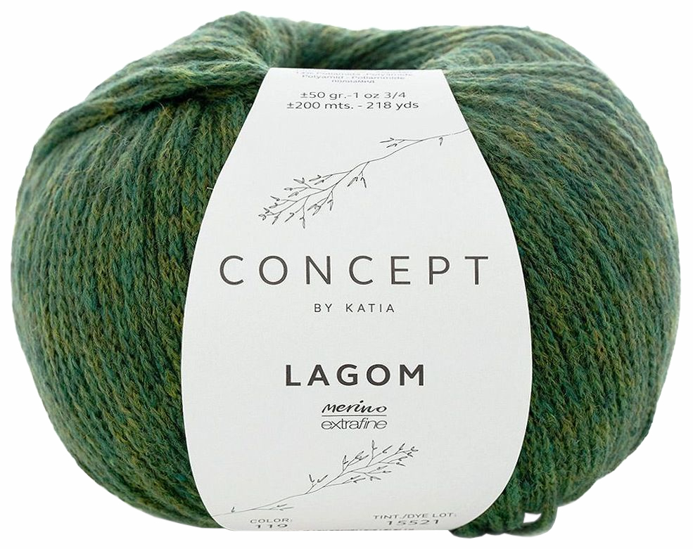 

Пряжа Katia Lagom (119), меланж, 5 шт. по 50 г