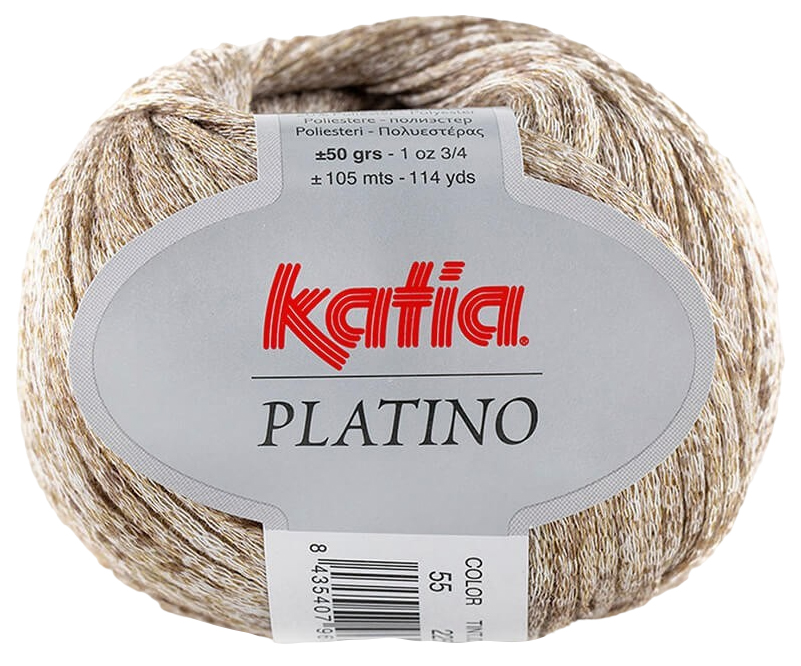 

Пряжа Katia Platino (55), меланж, 5 шт. по 50 г