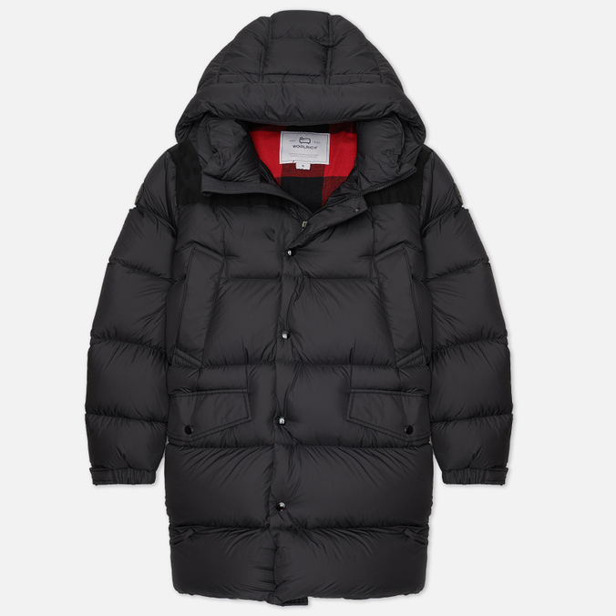 Мужская куртка парка Woolrich Microfiber Sierra чёрный, Размер S