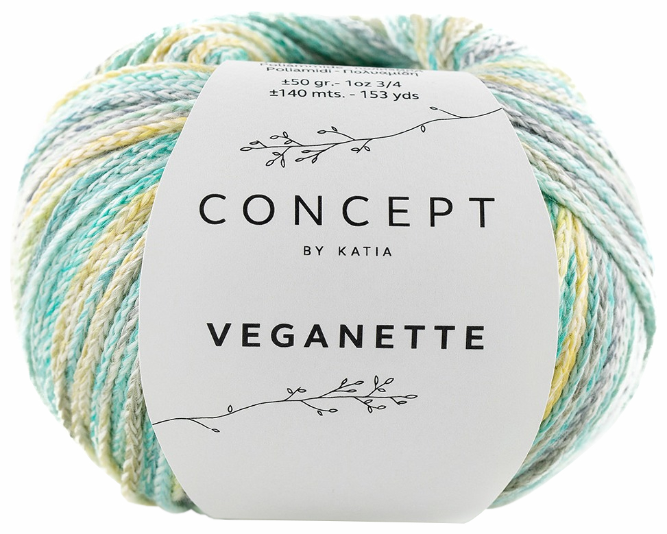 

Пряжа Katia Veganette (106), мультиколор, 5 шт. по 50 г