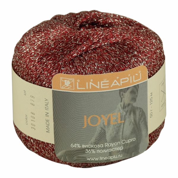 

Пряжа LineaPIU JOYEL (30108), вишня, 5 шт. по 50 г