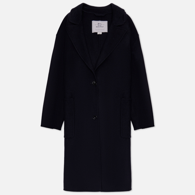 

Женское пальто Woolrich Manteco Virgin Double Wool синий, Размер M, Manteco Virgin Double Wool