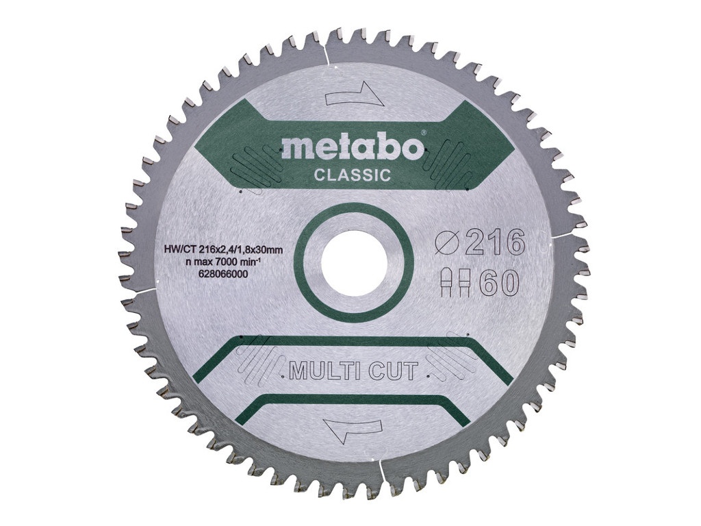 фото Диск metabo multi cut classic пильный 216x30mm 628066000