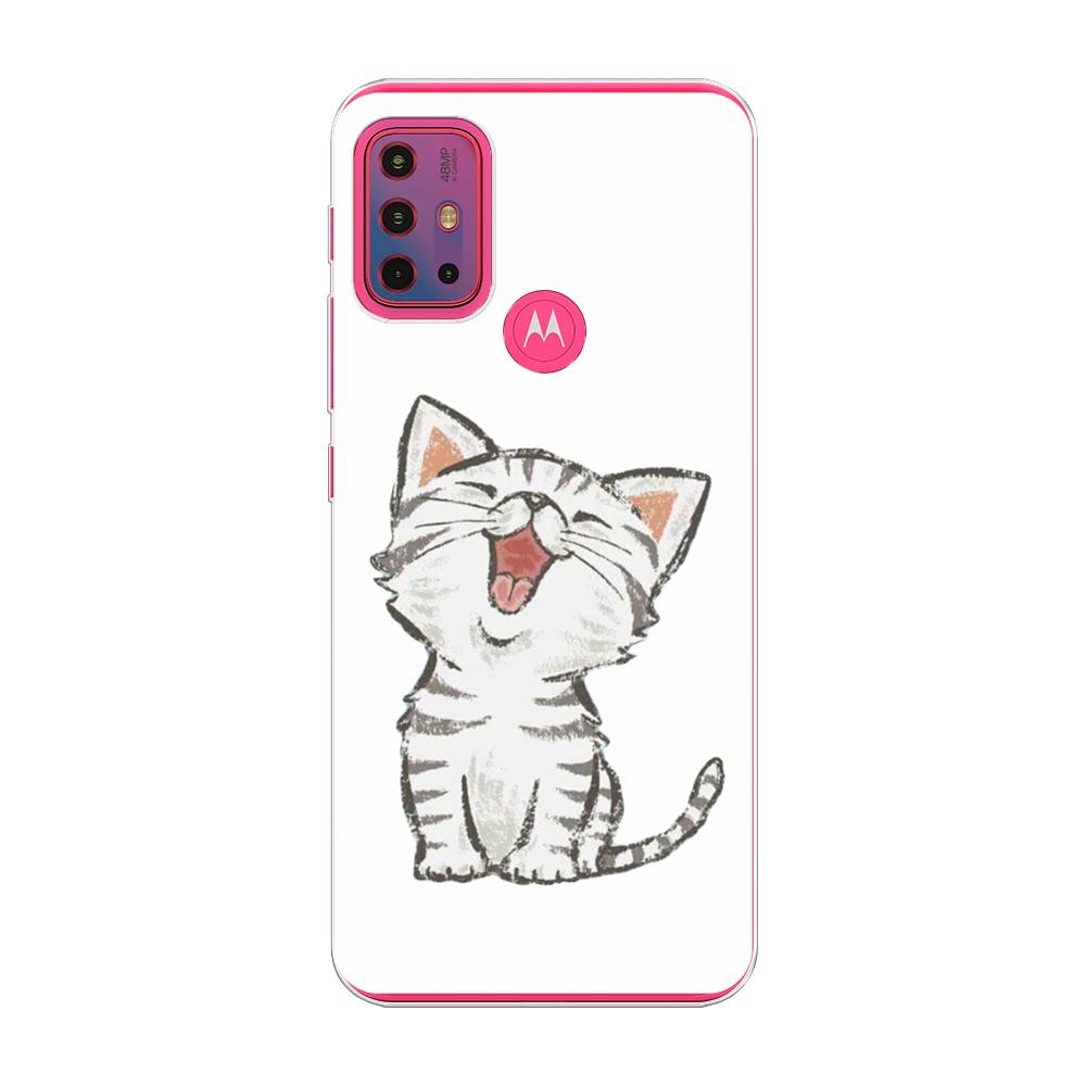 

Чехол Awog на Lenovo K13 Note/Motorola Moto G10/G20/G30 "Котенок рисованный", Разноцветный, 242250-1