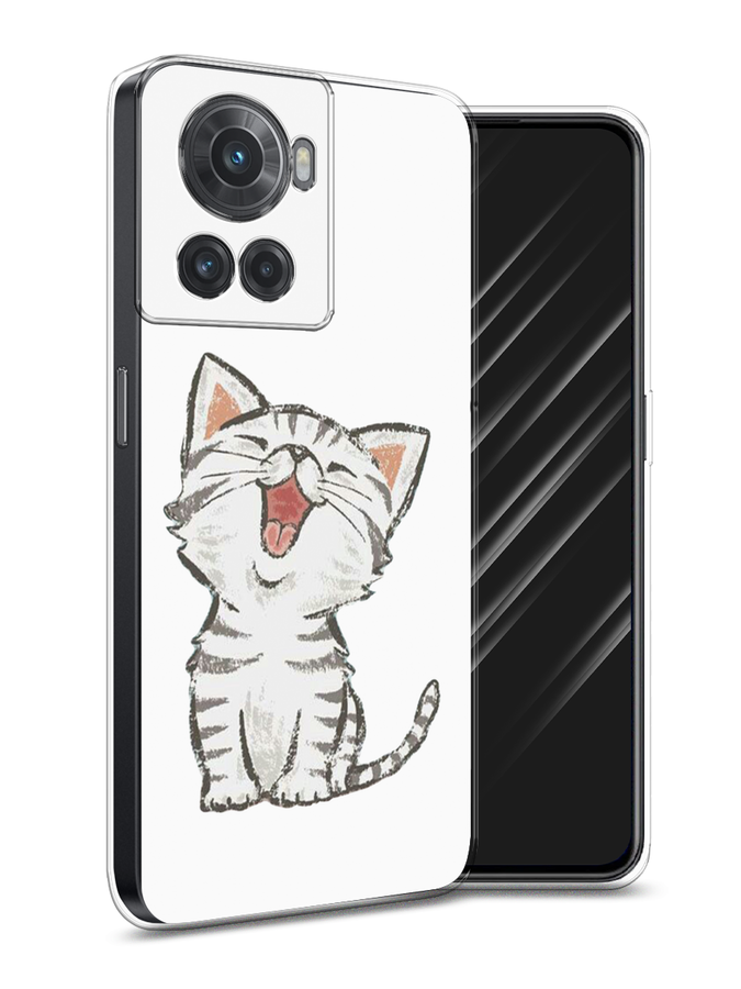 

Чехол Awog на OnePlus 10R / ВанПлас 10R "Котенок рисованный", Разноцветный, 152950-1
