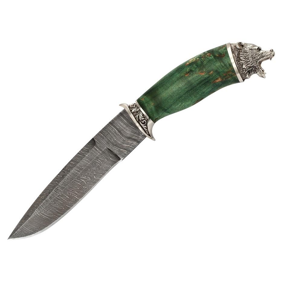 Нож ручной работы Кизляр, дамасская сталь #4