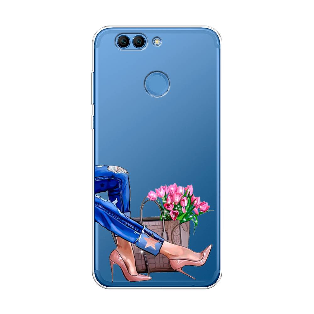 

Чехол Awog на Huawei Nova 2 Plus "Каблучки", Разноцветный, 63050-7