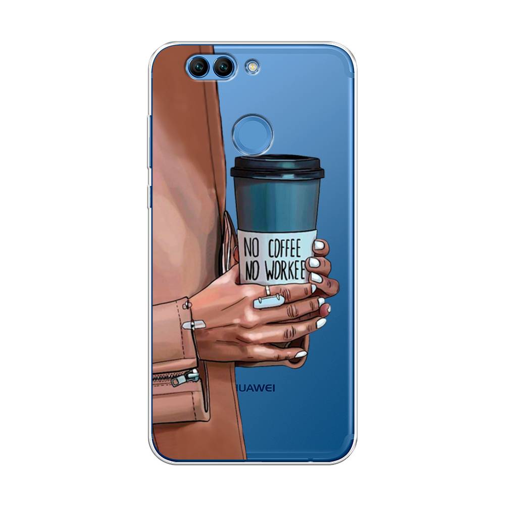 

Чехол Awog на Huawei Nova 2 Plus "No coffee", Разноцветный, 63050-7