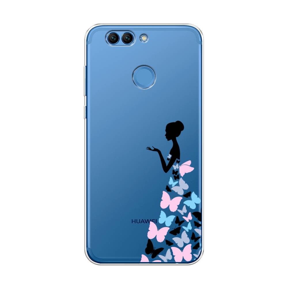 

Чехол Awog на Huawei Nova 2 Plus "Платье из бабочек", Разноцветный, 63050-1