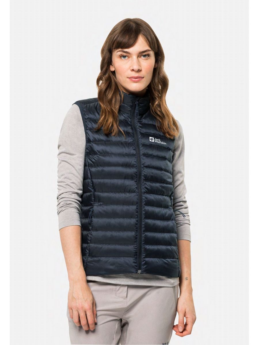

Утепленный жилет женский Jack Wolfskin JA441F0DQ синий XL, JA441F0DQ