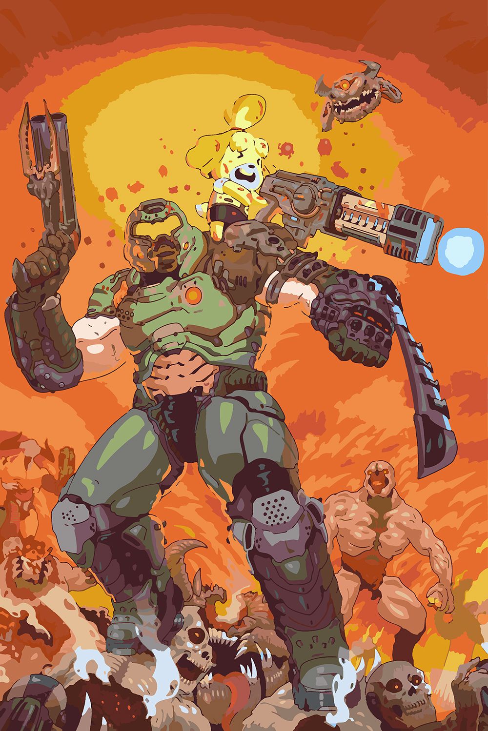 

Картина по номерам Красиво Красим DOOM CROSSING, 70 х 100 см, DOOM CROSSING