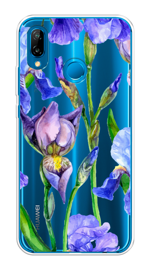 

Чехол Awog на Huawei P20 Lite "Синие ирисы", Фиолетовый;голубой;зеленый, 64450-8