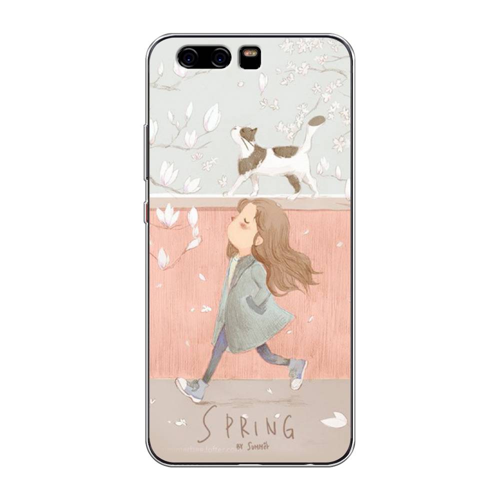 

Чехол Awog на Huawei P10 "Девочка-весна", Разноцветный, 62250-7