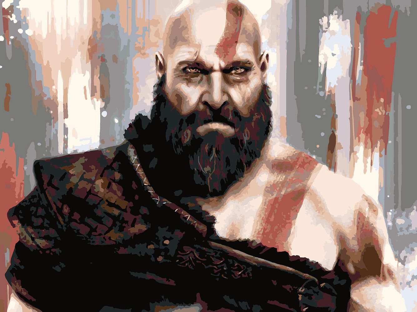 

Картина по номерам Красиво Красим God Of War, 40 х 60 см, God Of War