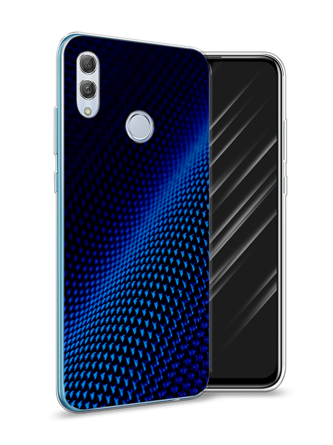 

Чехол Awog на Honor 10 Lite "Синий карбон", Черный;синий, 67550-3
