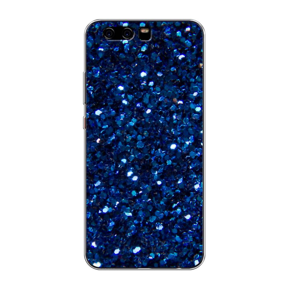 

Чехол Awog "Синие блестки рисунок" для Huawei P10