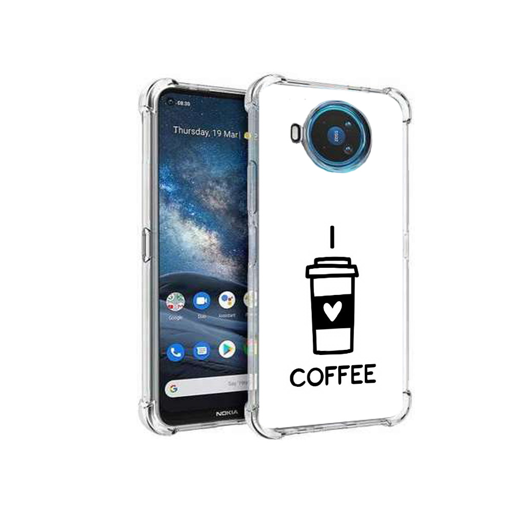 

Чехол MyPads Tocco для Nokia X100 Я люблю кофе (PT227057.109.206), Прозрачный, Tocco