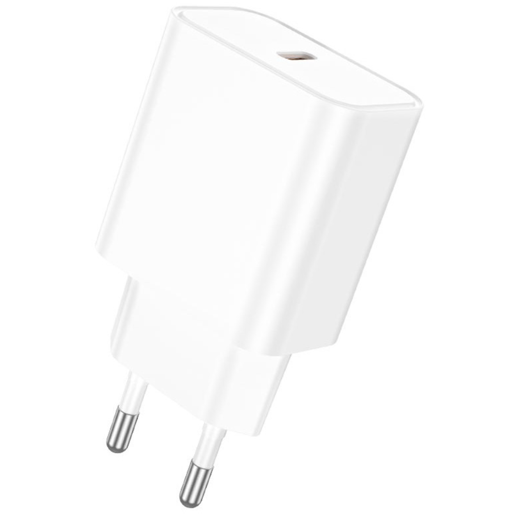 

Сетевое зарядное устройство Borofone BA71A 1xUSB Type-C 3 А белый, BA71A
