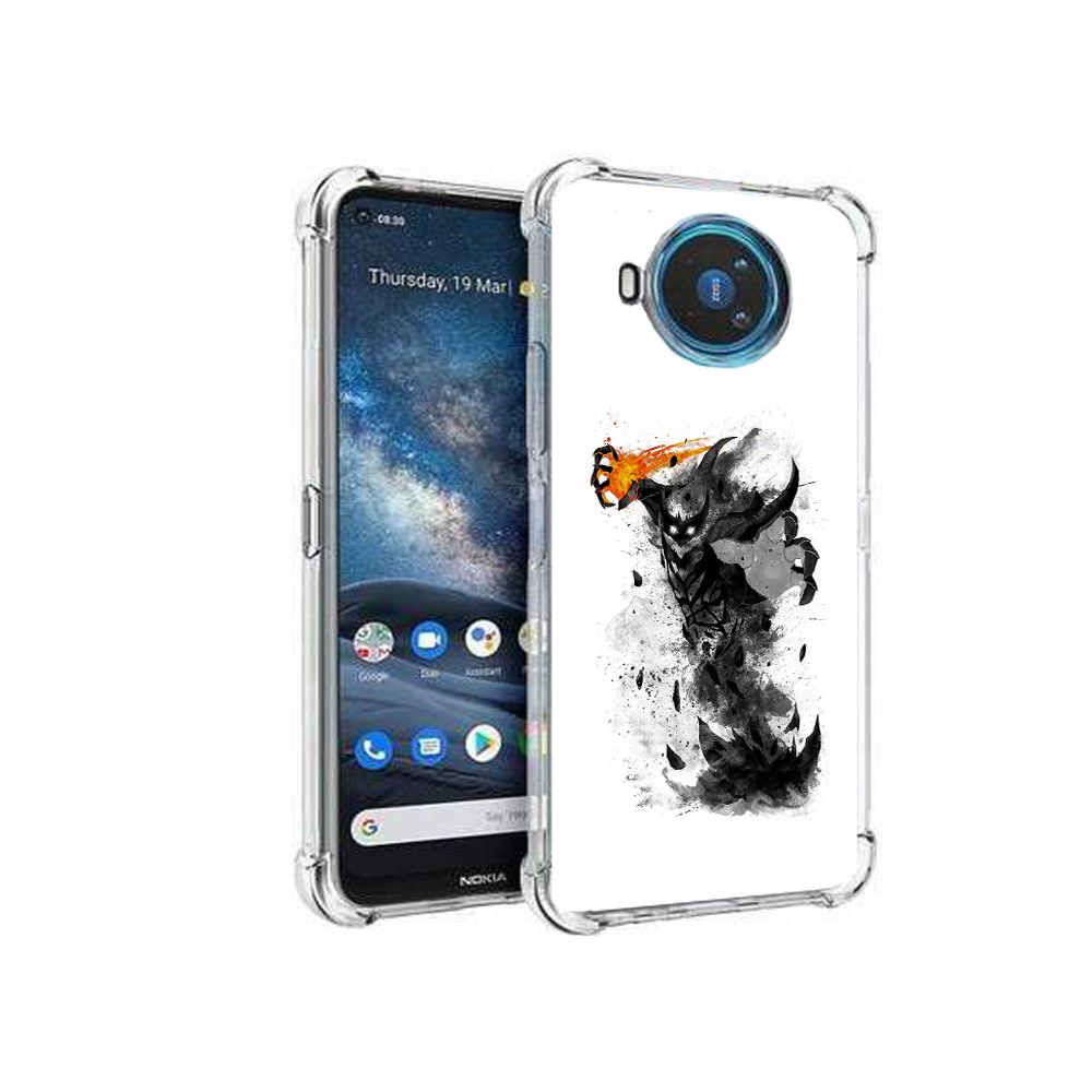 

Чехол MyPads Tocco для Nokia X100 nevermore черно белый (PT227057.109.21), Прозрачный, Tocco