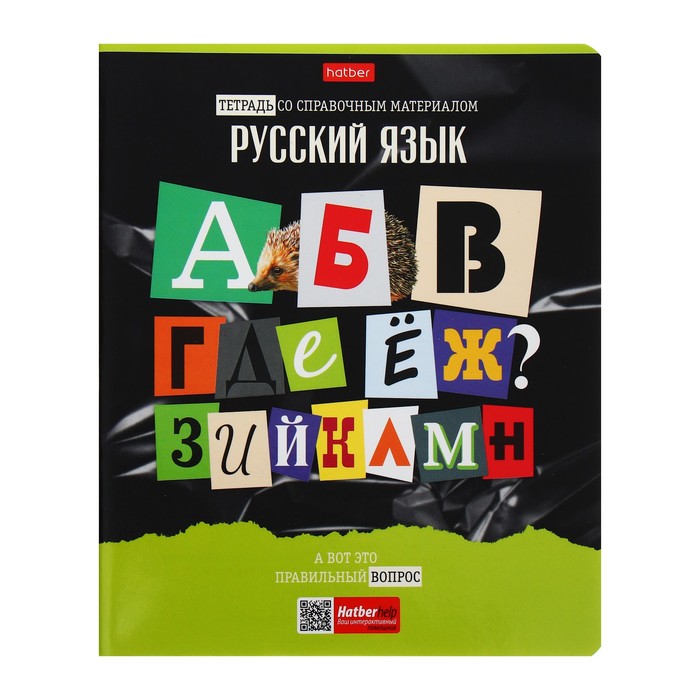 

Тетрадь предметная Hatber Следствие ведут ученики 48 л в линию Русский язык
