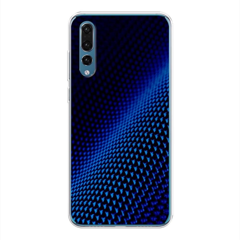 

Чехол Awog на Huawei P20 Pro "Синий карбон", Черный;синий, 65050-3