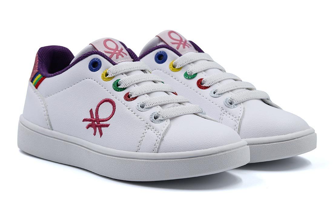 

Кеды United Colors of Benetton Cupsole BTK124001 цв. белый р. 31, Cupsole BTK124001