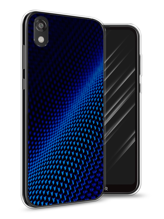 

Чехол Awog на Huawei Y5 2019 "Синий карбон", Черный;синий, 69050-3