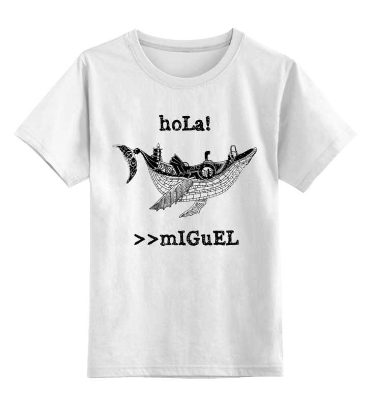 

Детская футболка Printio Steamwhale цв.белый р.116, 0000002797503