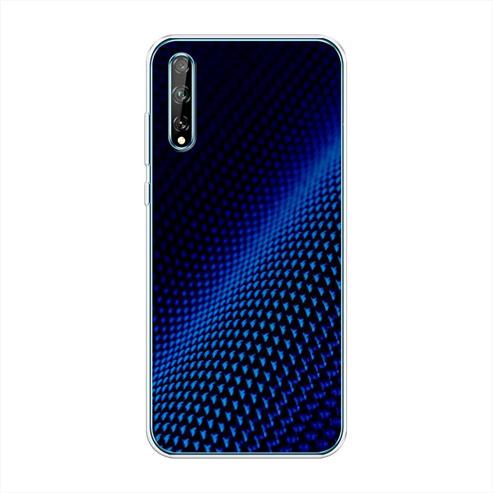 

Чехол Awog на Huawei Y8p "Синий карбон", Черный;синий, 6103450-3