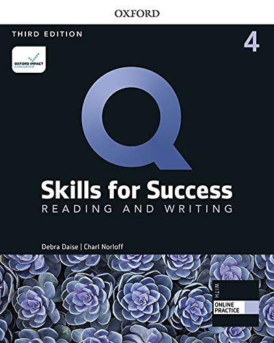 

Q: Skills for Success Third Edition 4 Reading and Writing Student Book with iQ O…