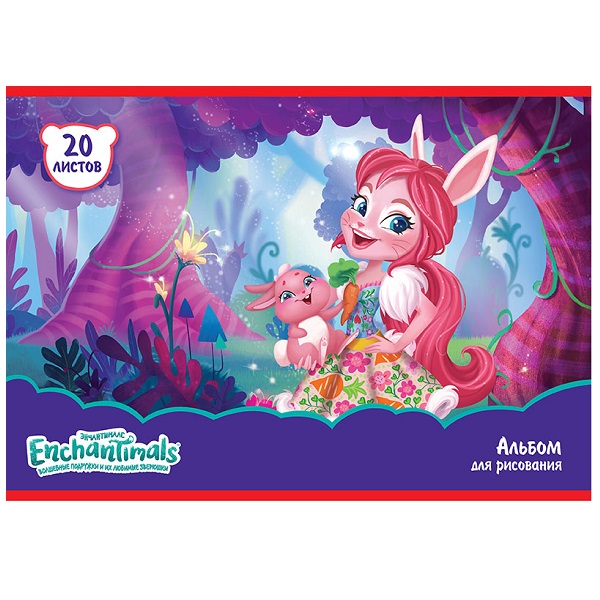 

Альбом для рисования PrioritY Enchantimals/Энчантималс 20 листов