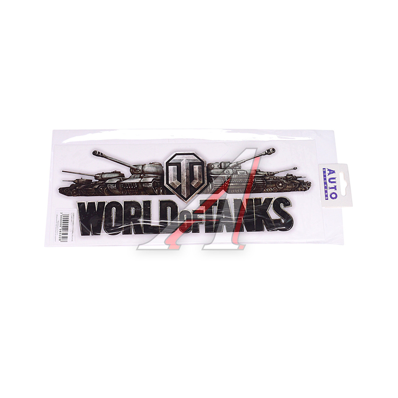 

Наклейка виниловая "World of Tanks" цветная 13х32см AUTOSTICKERS 07089/65328