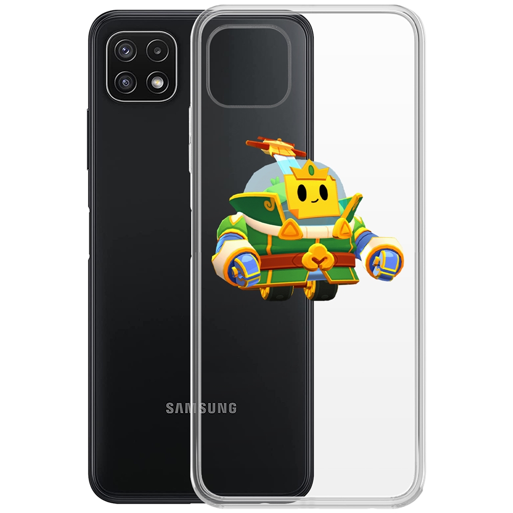 

Чехол-накладка Brawl Stars-Изумрудный Принц Спраут для Samsung Galaxy A22s (A226)