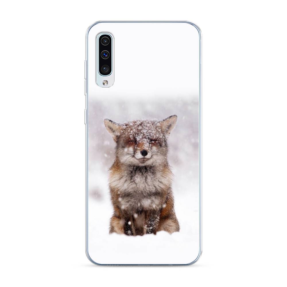 

Чехол на Samsung Galaxy A30s "Зимняя лиса", Белый;серый;коричневый, 28850-1