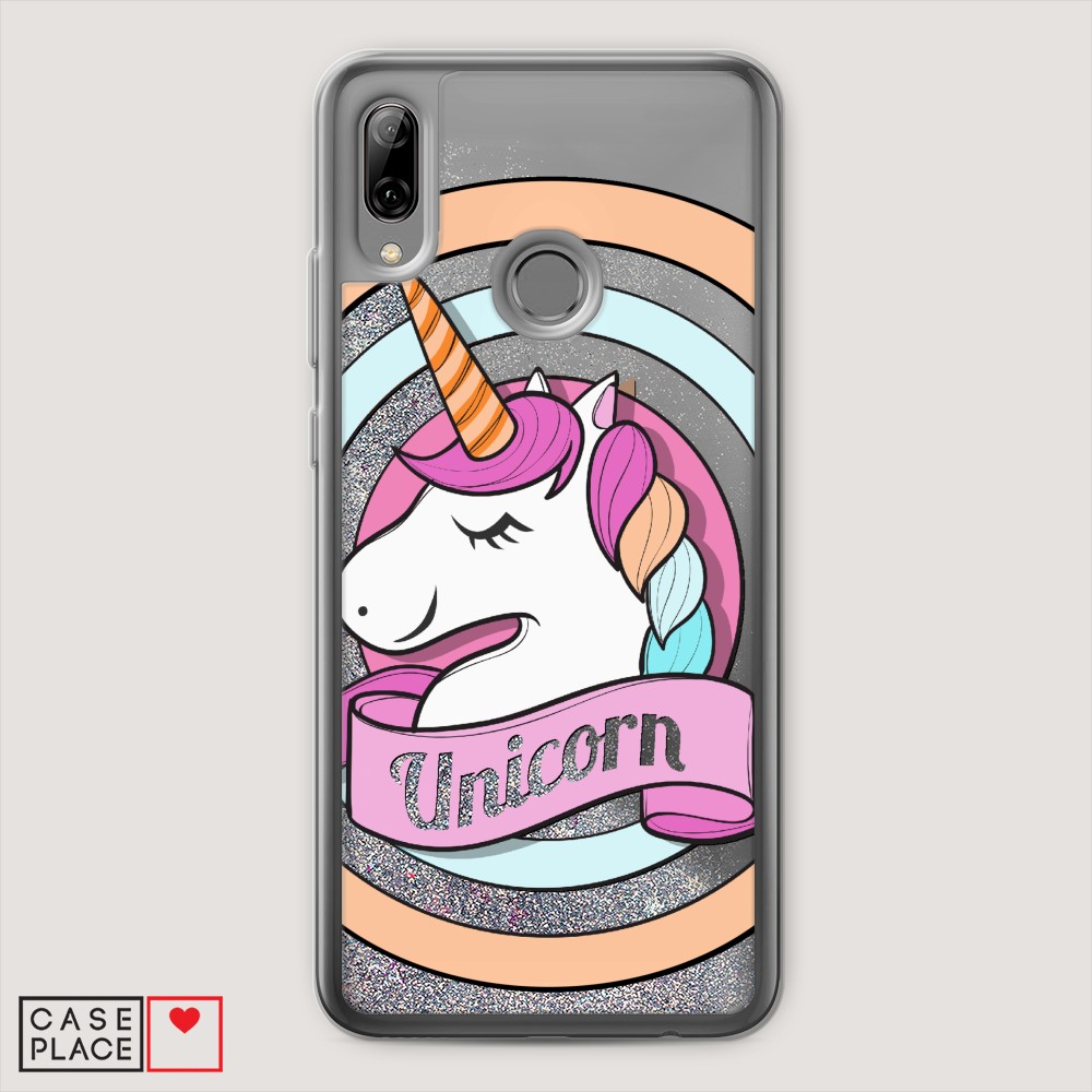 

Чехол Awog на Huawei P Smart 2019/Honor 10 Lite "Unicorn зефирный", Разноцветный, 67291-1