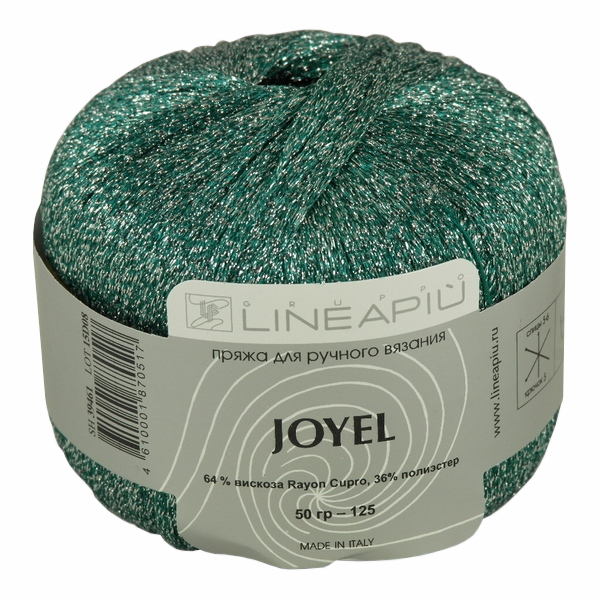 

Пряжа LineaPIU JOYEL (39461), зеленый, 5 шт. по 50 г