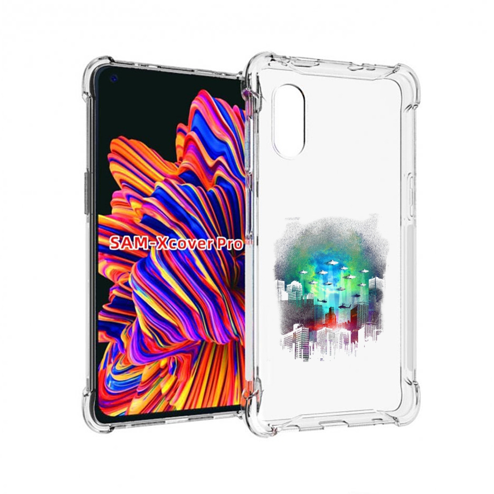

Чехол MyPads город в свечении для Samsung Galaxy Xcover Pro 1, Прозрачный, Tocco