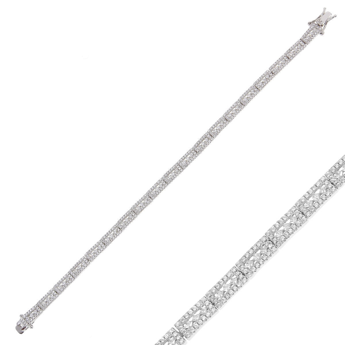 

Браслет из серебра с фианитом р. 18,5 Balex Jewellery 7456910020, 7456910020