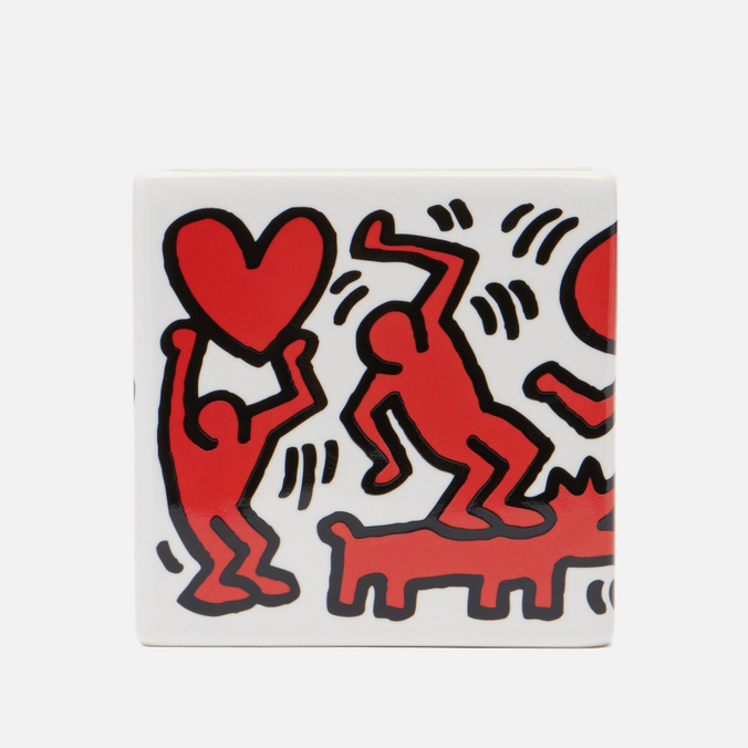 

Ligne Blanche Keith Haring Red On White, PCKH33