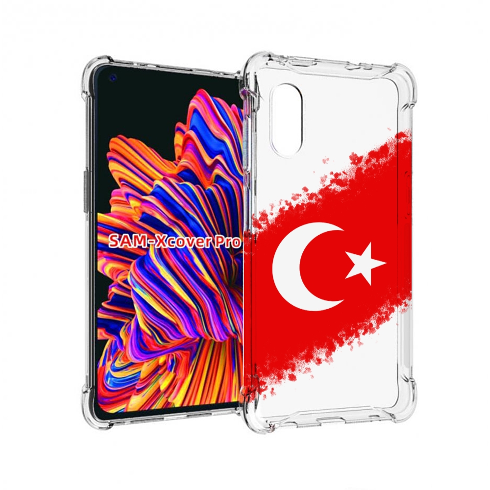

Чехол MyPads флаг Турции для Samsung Galaxy Xcover Pro 1, Прозрачный, Tocco